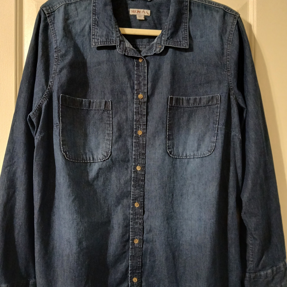 Merona Indigo Denim Shirt